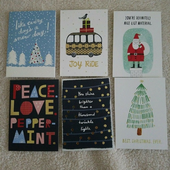 Hallmark Studio Ink Assorted Holiday Cards Set 12 - Picture 1 of 4